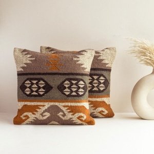 Boho antique kilim pillows