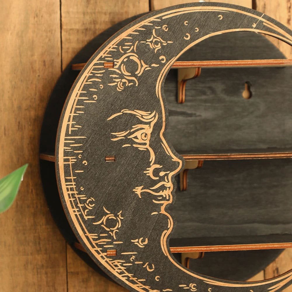 Boho moon shelf decor Boho moon shelf decor - Image 4