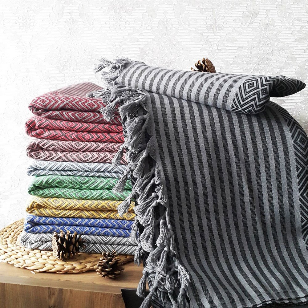 Boho throw chevron bed blanket Boho throw chevron bed blanket - Image 3