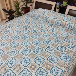 Best sellers Checkered boho queen bedspread 4