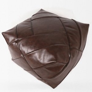 Best sellers Hand stitched boho leather ottoman 6