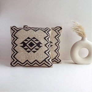 Ivory aztec boho pillows 2