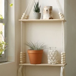 Best sellers Macrame boho floating shelf