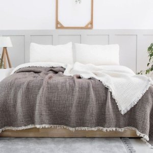 Best sellers Turkish Cotton Fluffy Boho Bedspread 2