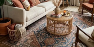 Home boho living rugs
