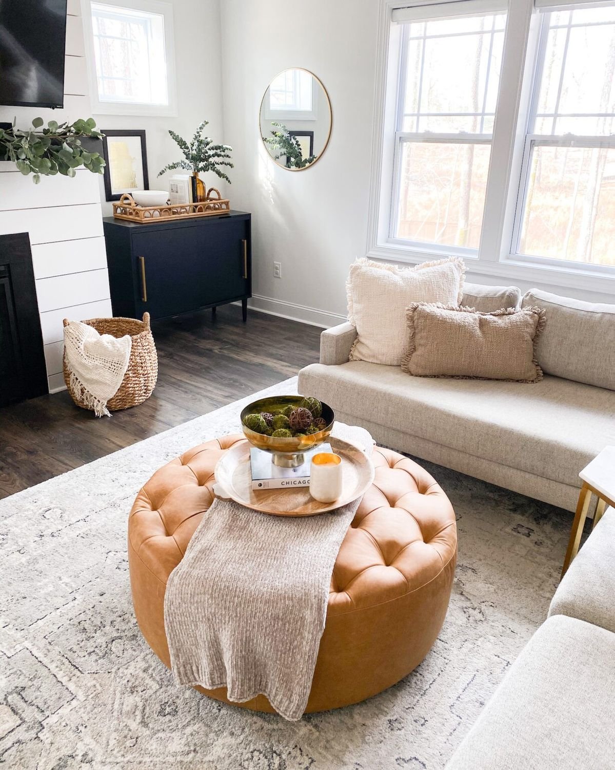 Can You Use a Boho Ottoman Pouf as a Coffee Table? ottoman coffee table
