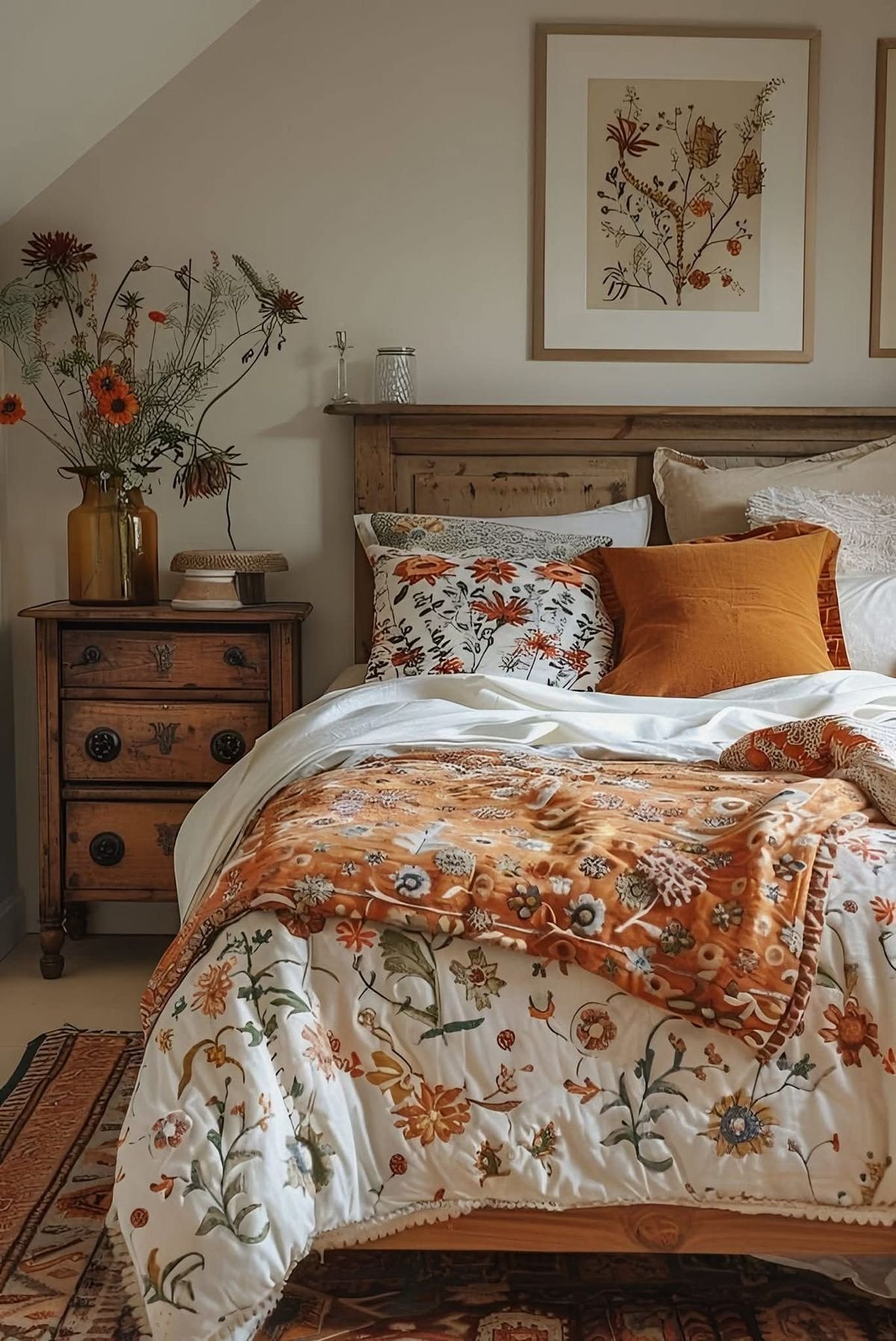 boho bed set