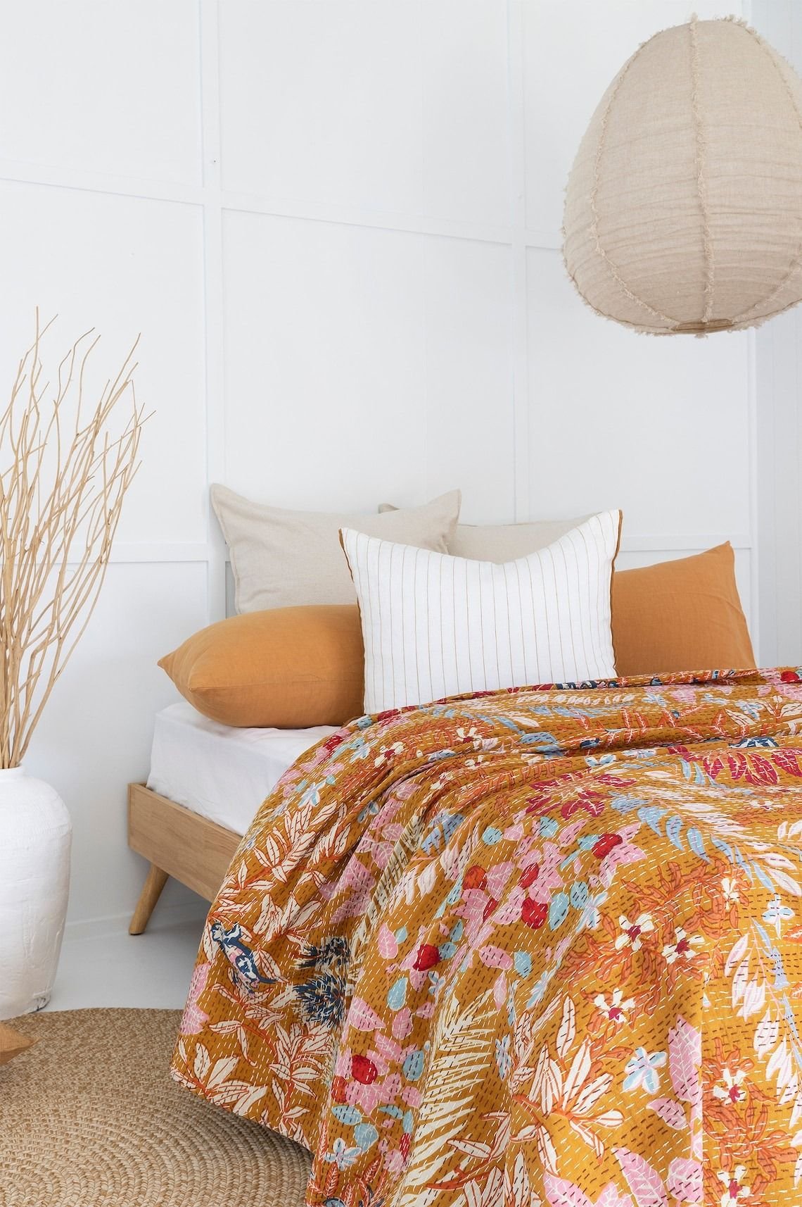 cotton boho quilt
